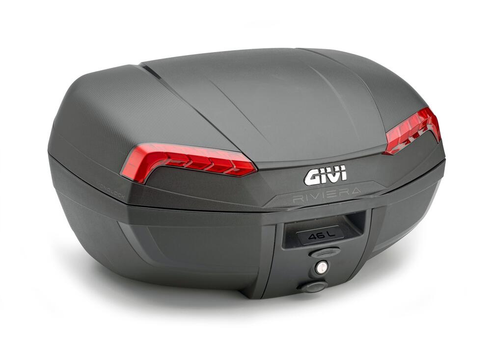 Givi_Monolock_Topcase_E46_N_Riviera___46_Liter___schwarz___inkl_Montagekit Givi Monolock Topcase E46 N Riviera - 46 Liter - schwarz - inkl. Montagekit