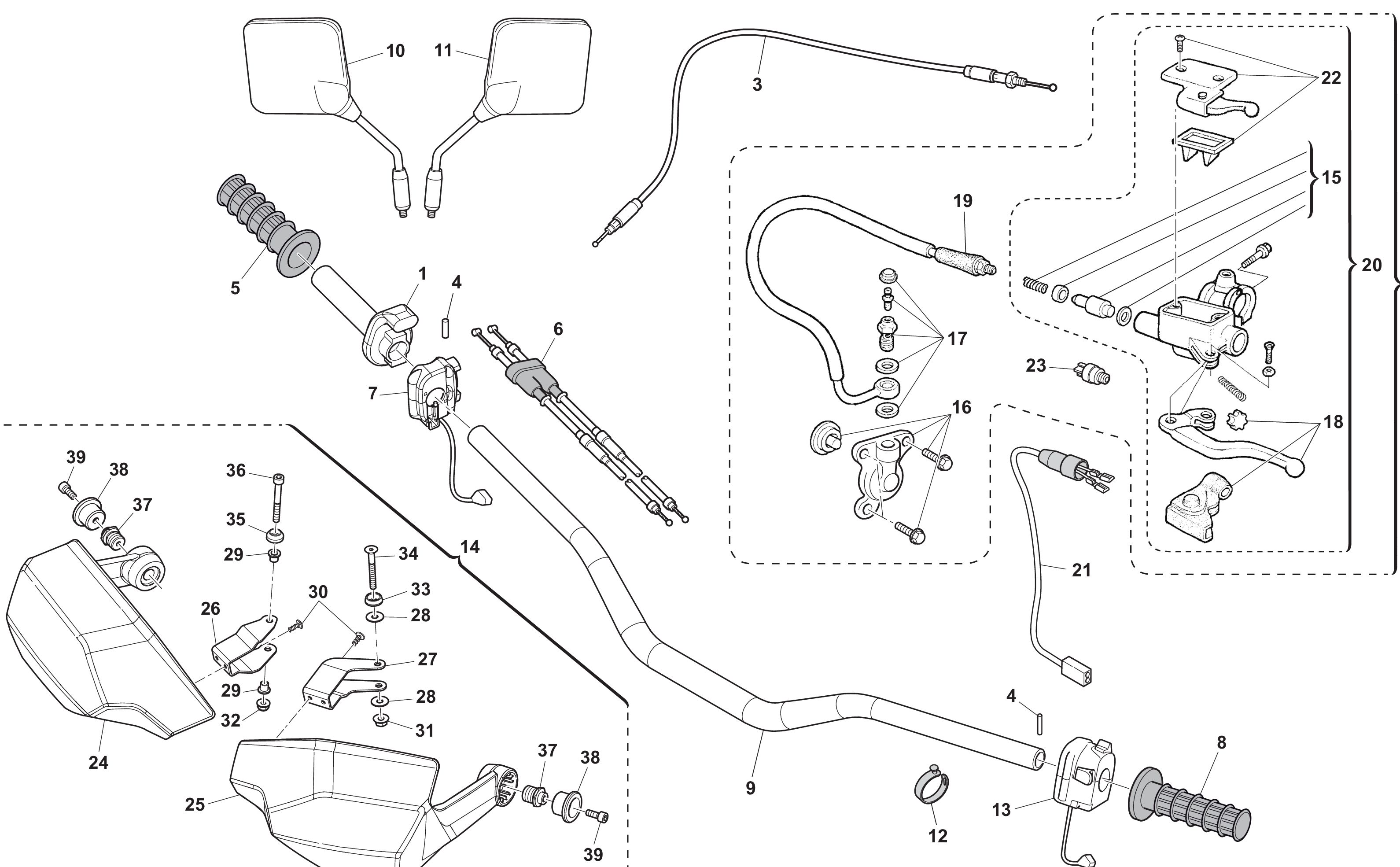Lenker / Bedienelement Lenker / Bedienelement