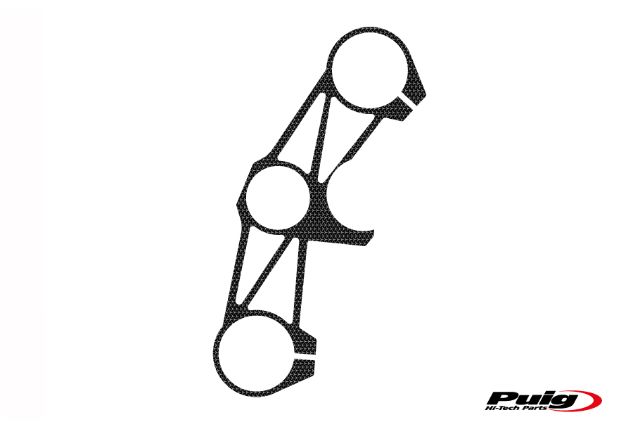 PUIG GABELBRÜCKEN-PROTECKTOR KAWASAKI ZX-6R 636 19' C/C - 3183U