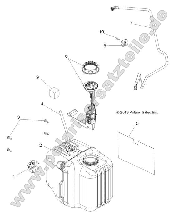 Body, Fuel Tank Asm. Body, Fuel Tank Asm.