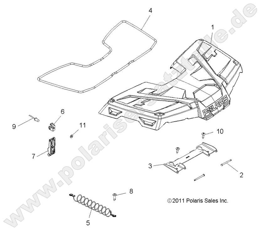 BODY, STORAGE, FRONT BODY, STORAGE, FRONT