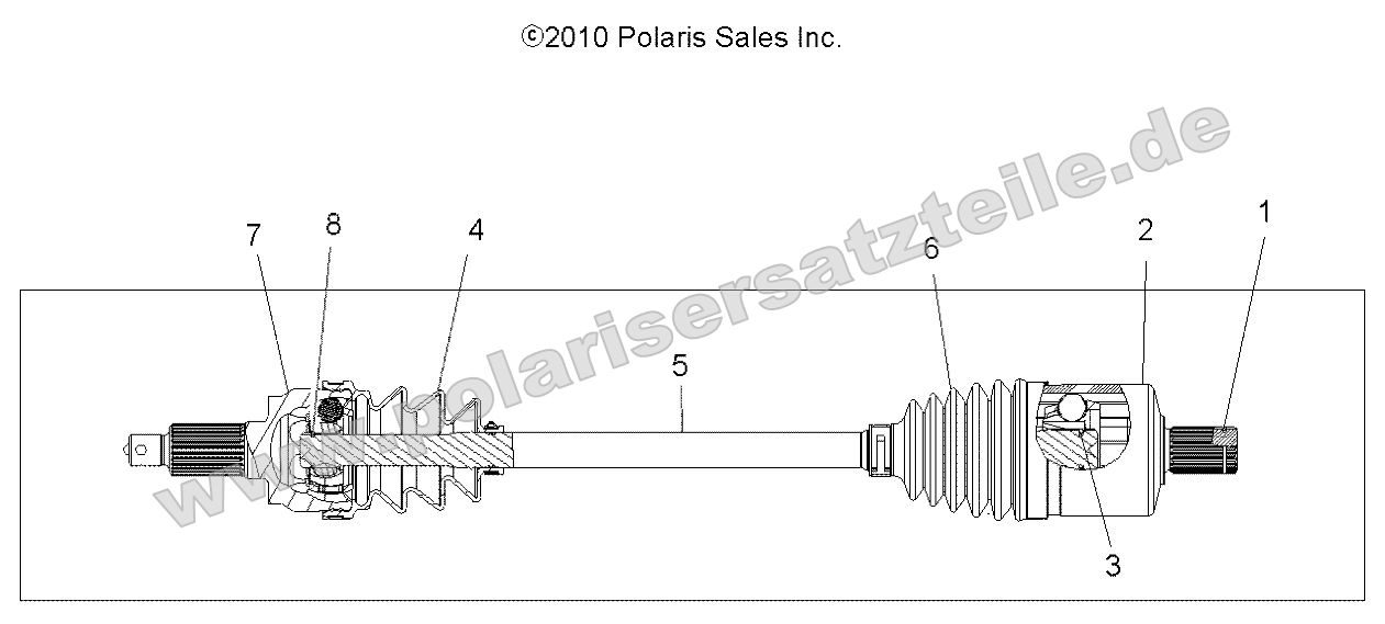 Drive Train, Drive Shaft, Front Drive Train, Drive Shaft, Front