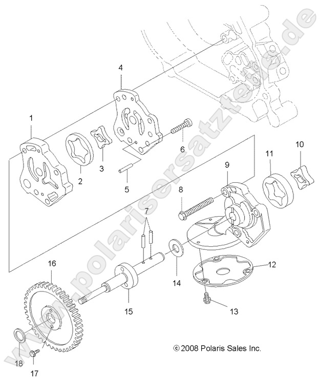 ENGINE, OIL PUMP ENGINE, OIL PUMP