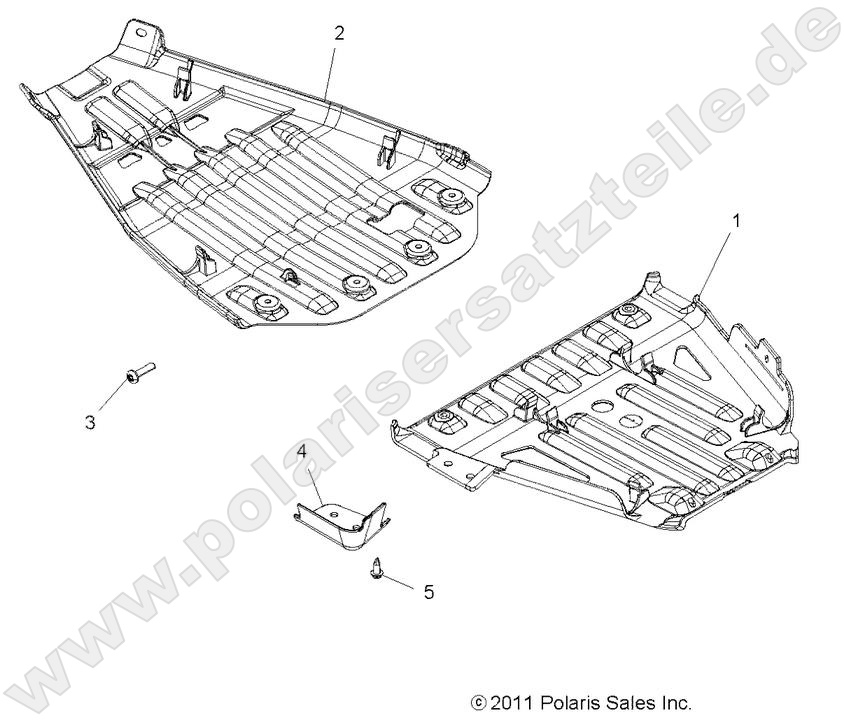 BODY, SKID PLATES BODY, SKID PLATES