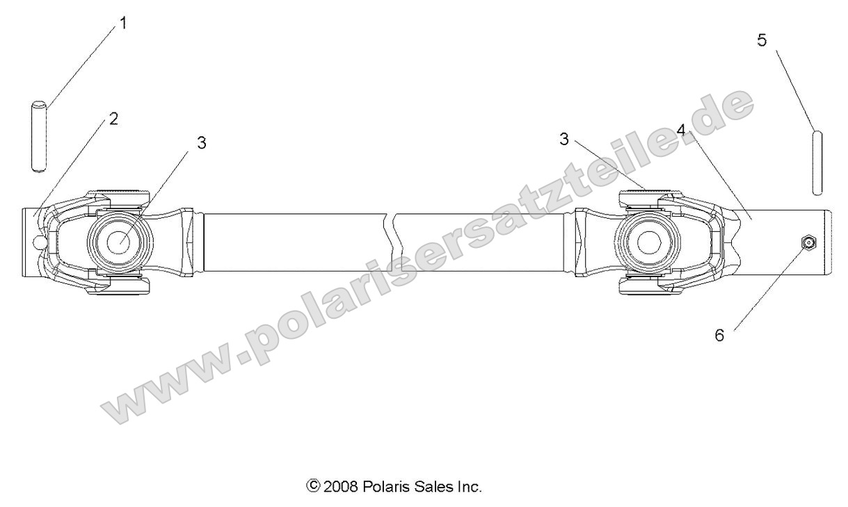 Drive Train, Front Prop Shaft