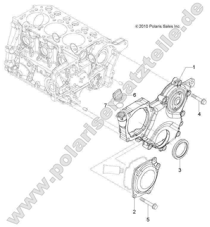 Engine, Gear Housing Engine, Gear Housing