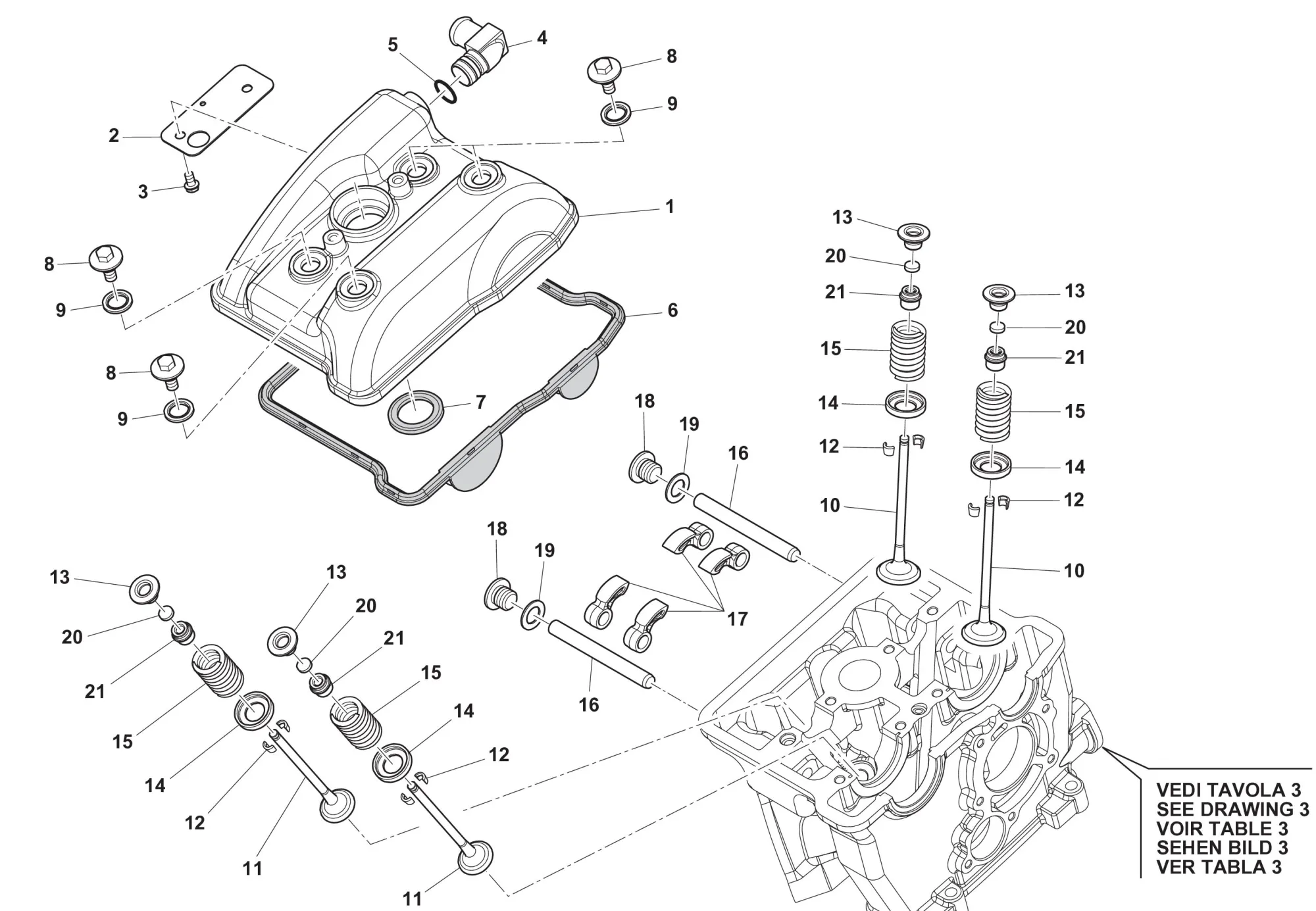 Ventildeckel Ventildeckel