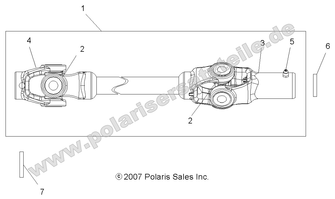 Drive Train, Front Prop Shaft
