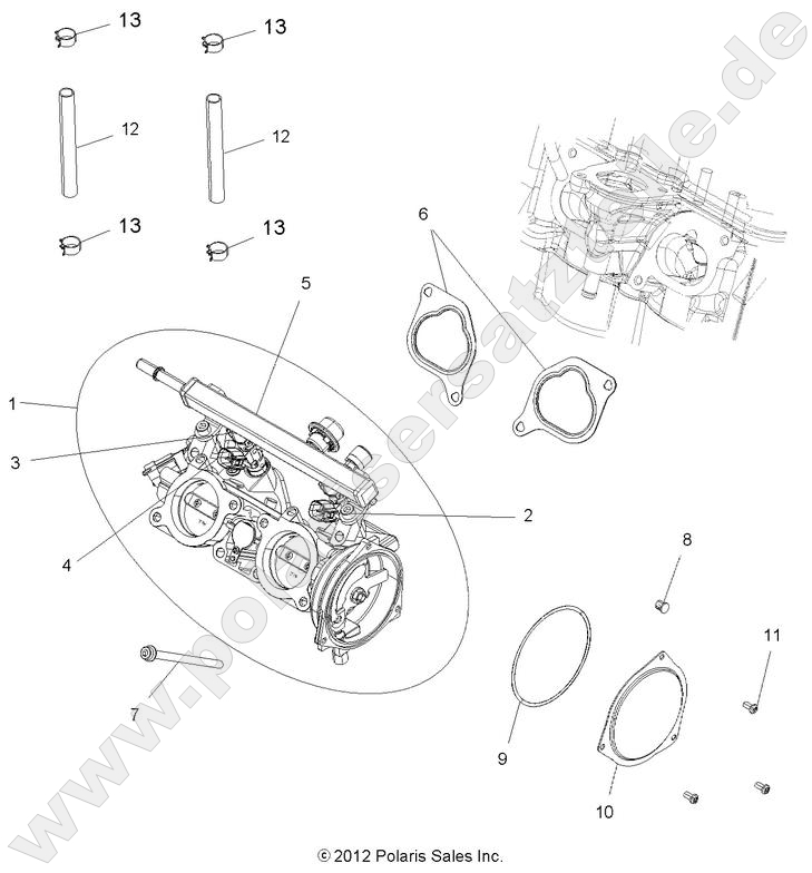 ENGINE, THROTTLE BODY ENGINE, THROTTLE BODY