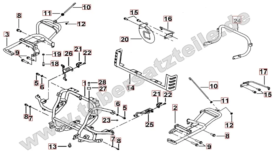 Stoßstange vorne und hinten