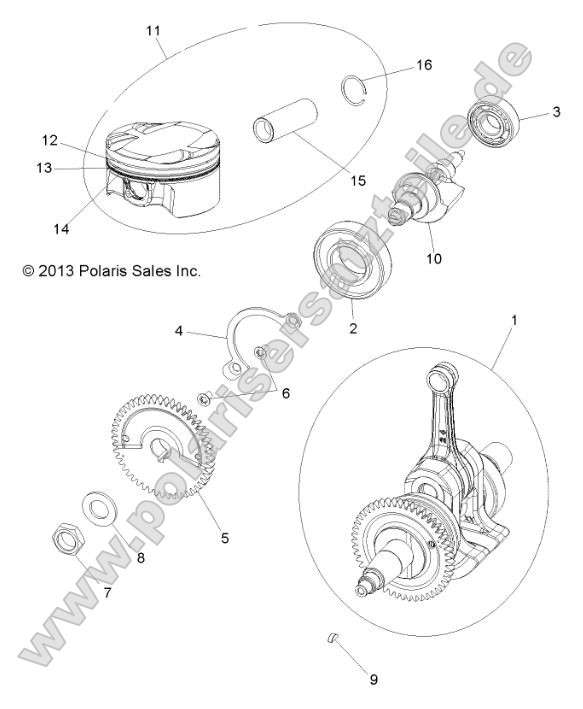 Engine, Crankshaft, Piston and Balance Shaft Engine, Crankshaft, Piston and Balance Shaft