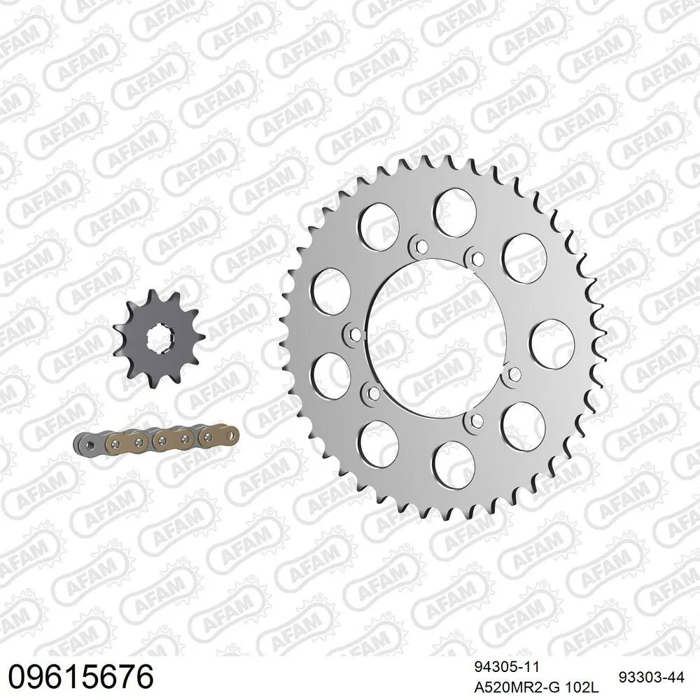 AFAM Kettensatz Aluminium 520 MR2-G 11x44 - Gasgas JT 160 Trial 1995 - 09615676