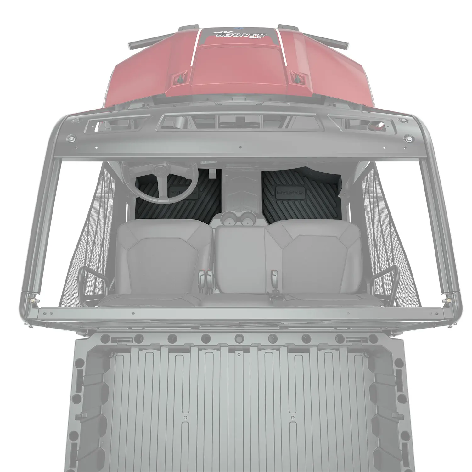 Polaris Bodenmatten / Fußmatten - Ranger 1000 XP / Kinetic / Diesel - 2882780