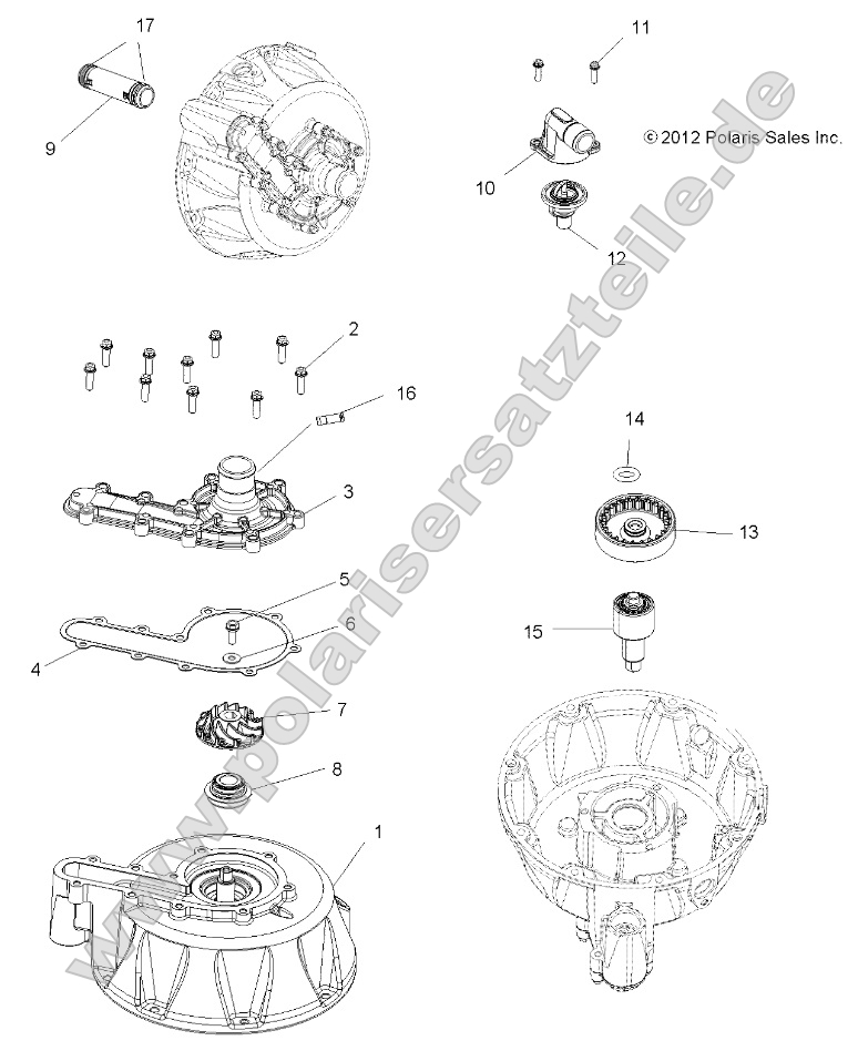 Engine, Cooling System and Water Pump Engine, Cooling System and Water Pump