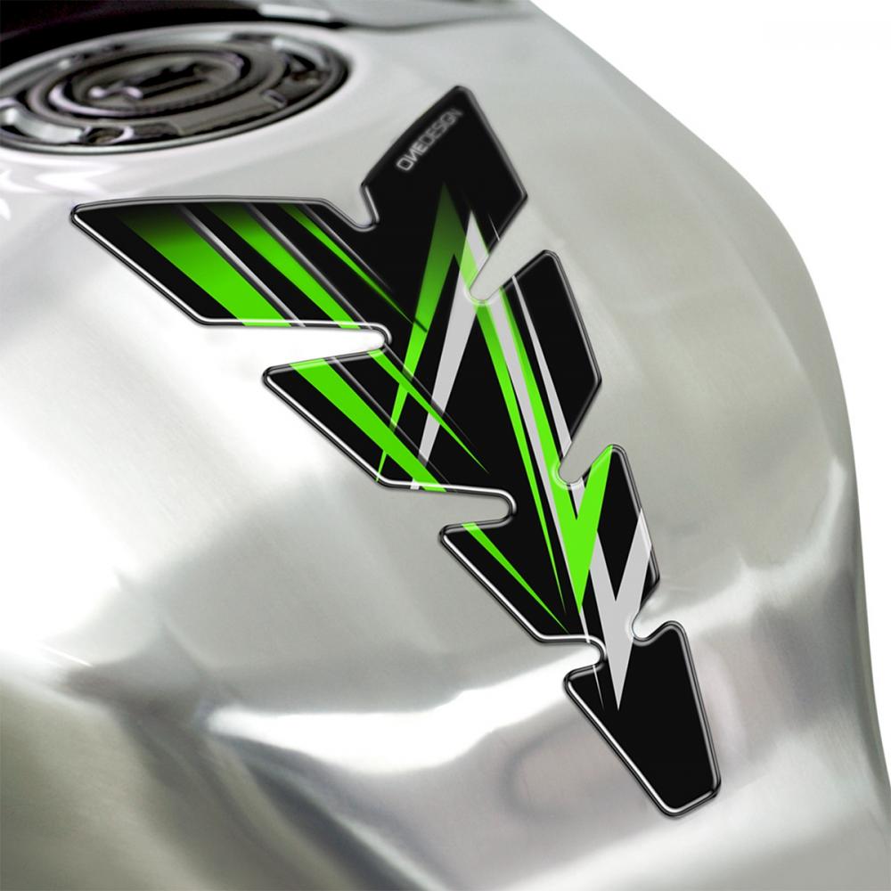 OneDesign Tankpad Moon Slim "schwarz-grün" Design - Universal