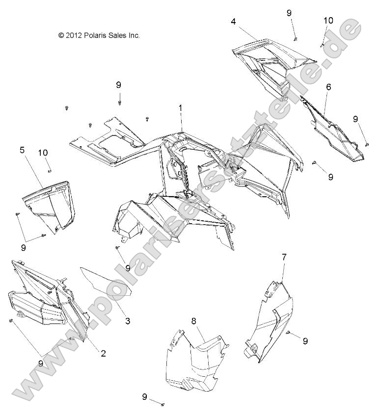 Body, Front Cab and Side Panels Body, Front Cab and Side Panels