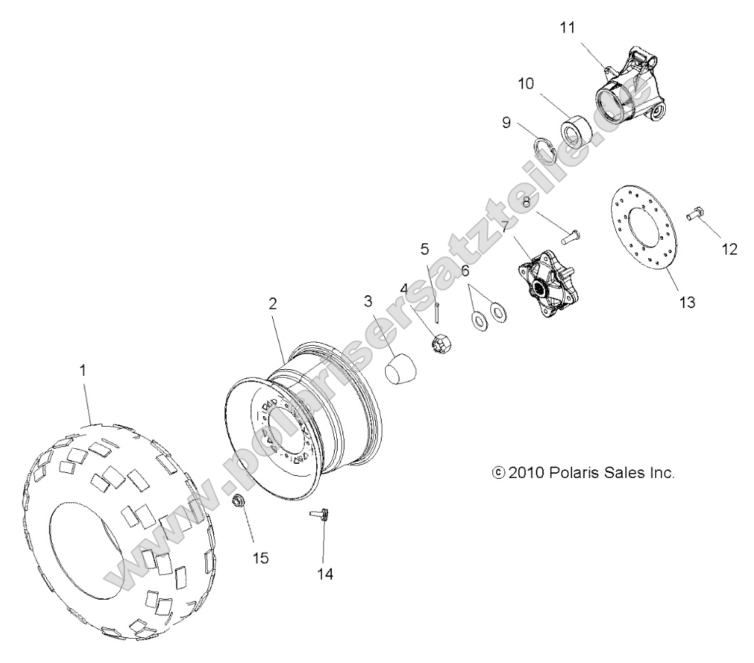 Wheels, Rear Tire and Brake Disc Wheels, Rear Tire and Brake Disc