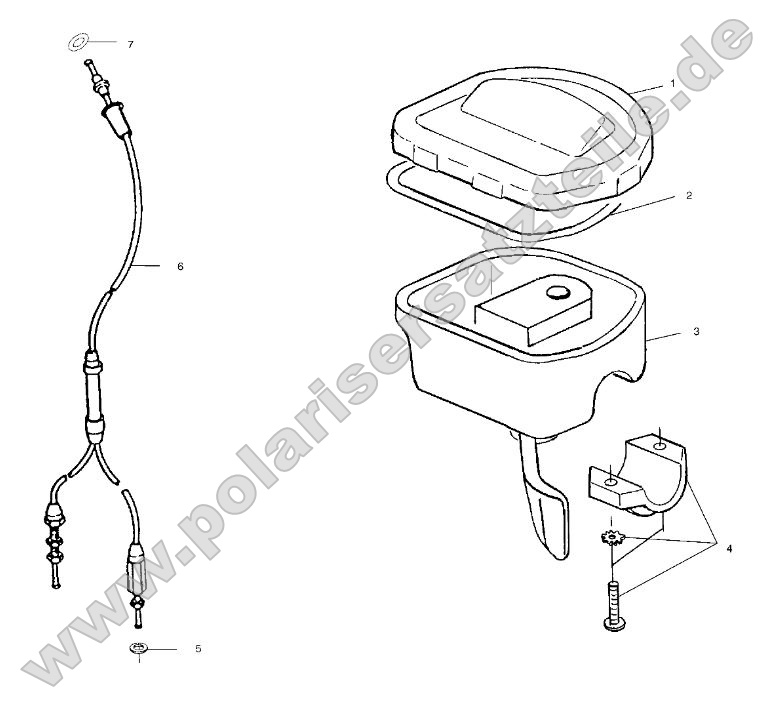 Controls - Throttle Asm/Cable Controls - Throttle Asm/Cable