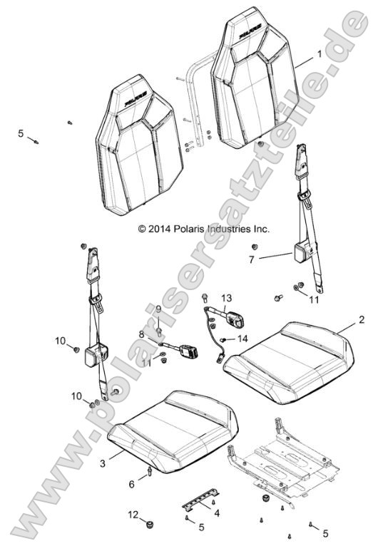 Body, Seat (49RGRSEAT159XP)
