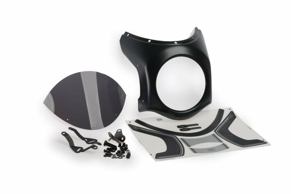 PUIG LAMPENVERKLEIDUNG C/CARBO DIAM.195MM C/STARK GETÖ - 9515F