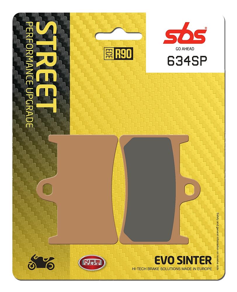 SBS_634_SP SBS Bremsbeläge SP EVO Sintermetall ABE - 634SP