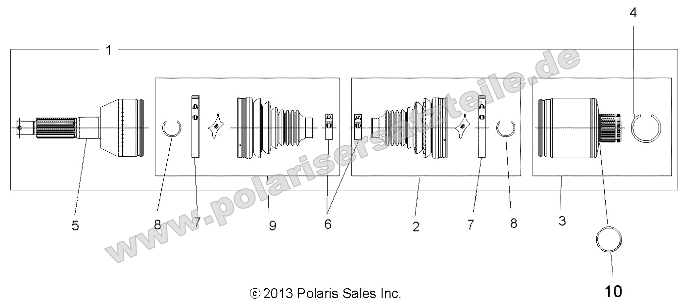 Drive Train, Rear Drive Shaft