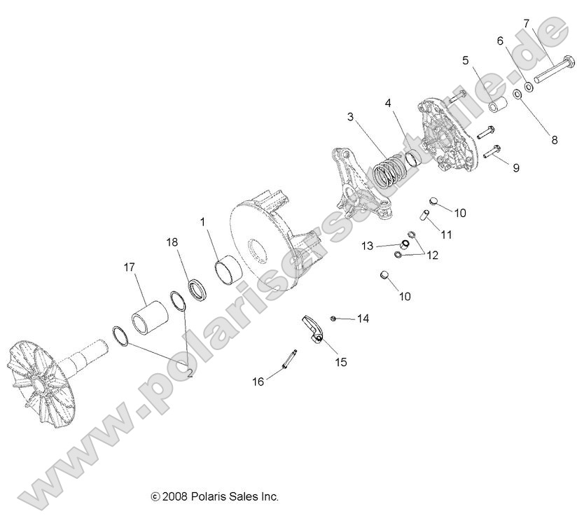 Drive Train, Primary Clutch