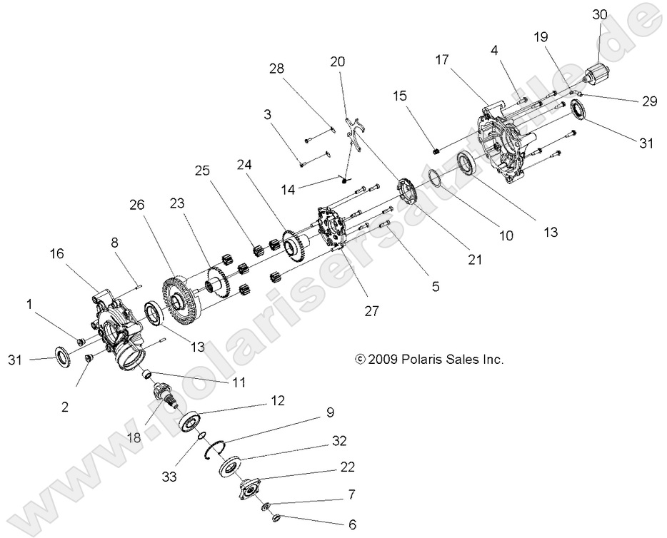 DRIVE TRAIN, REAR DIFFERENTIAL INTERNALS DRIVE TRAIN, REAR DIFFERENTIAL INTERNALS