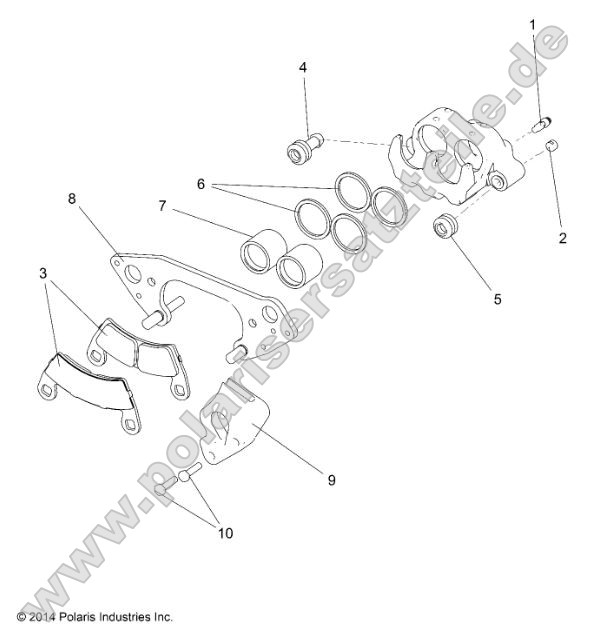 Brakes, Front Caliper Brakes, Front Caliper