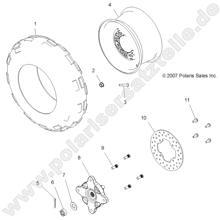 WHEELS, FRONT WHEELS, FRONT