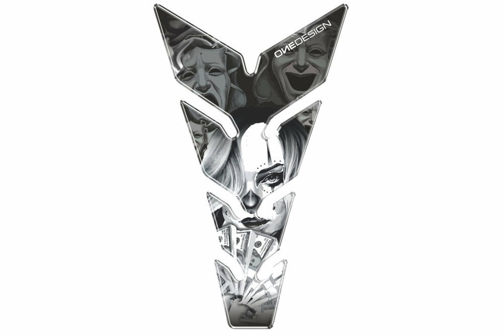 PUIG TANK PAD SCARY C/SCHWARZ - 21433N