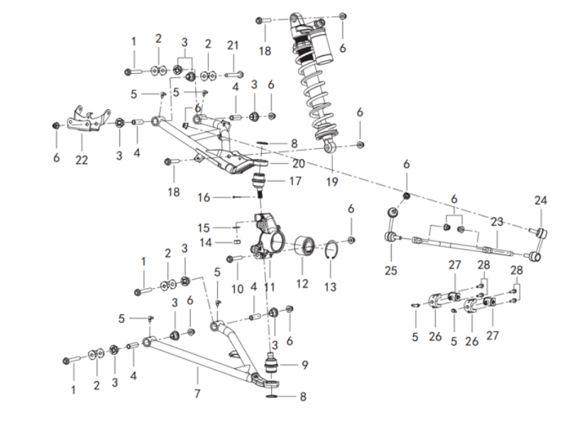 Vorderradaufhängung