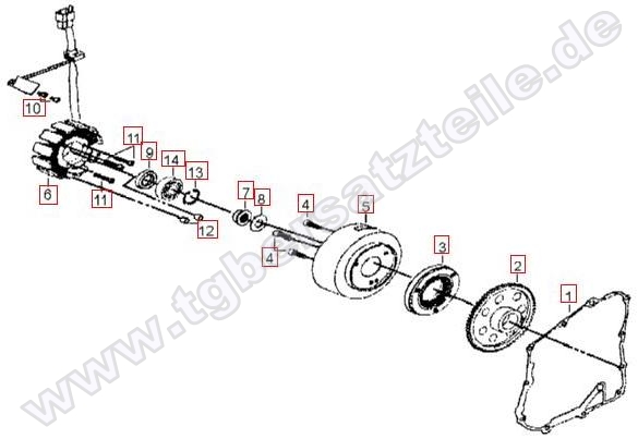 Stator-Lichtmaschine