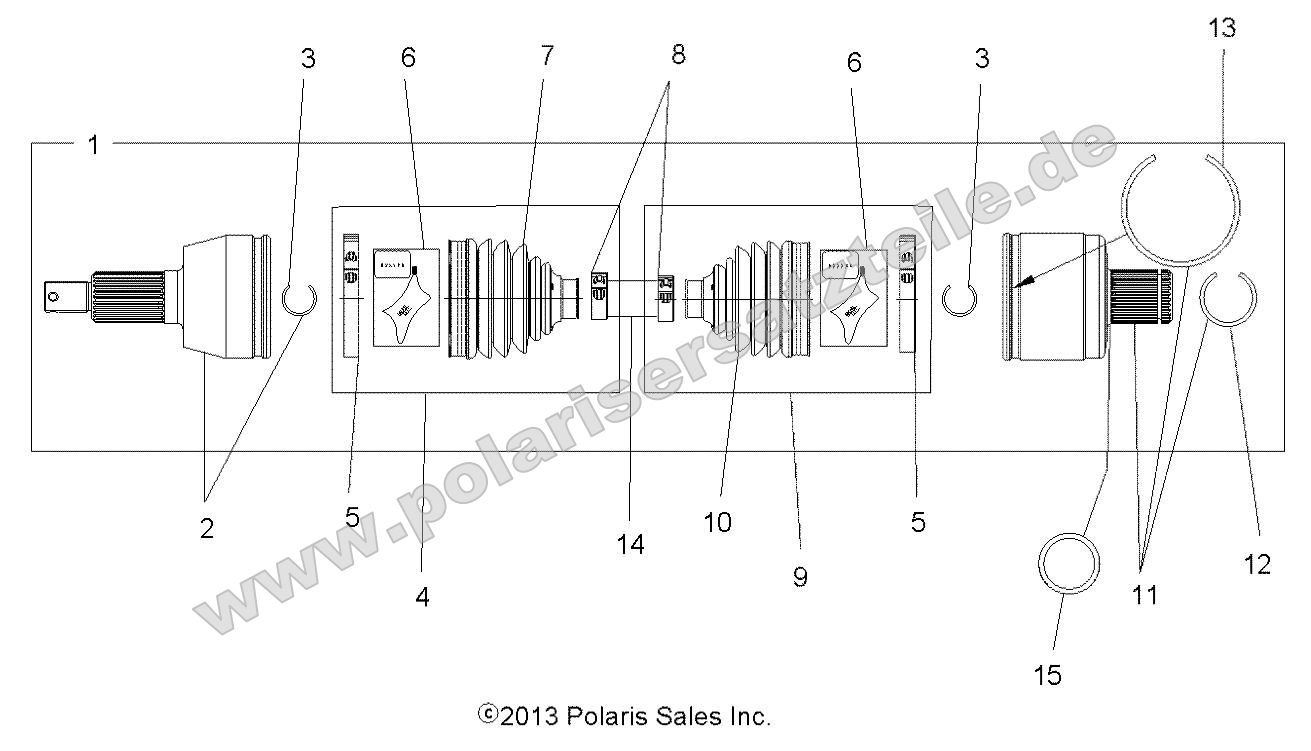 Drive Train, Drive Shaft, Rear Drive Train, Drive Shaft, Rear