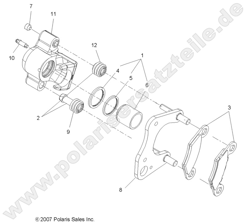 BRAKES, FRONT CALIPER BRAKES, FRONT CALIPER