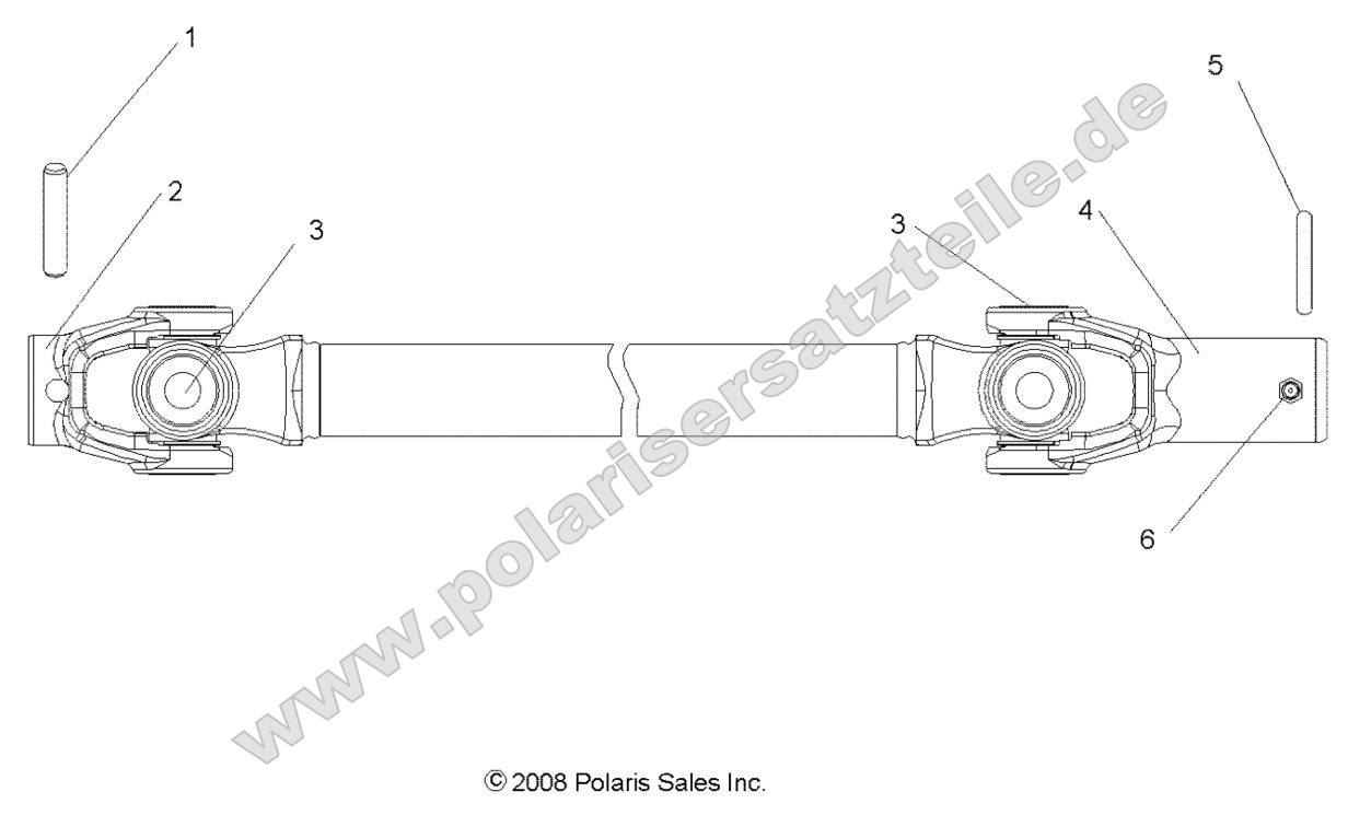 Drive Train, Front Prop Shaft