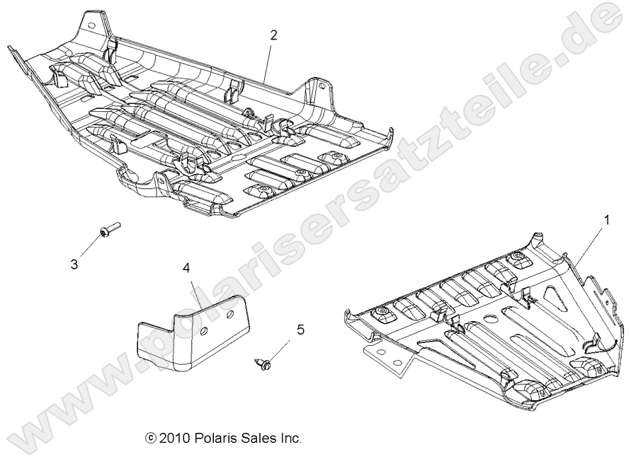 BODY, SKID PLATES BODY, SKID PLATES