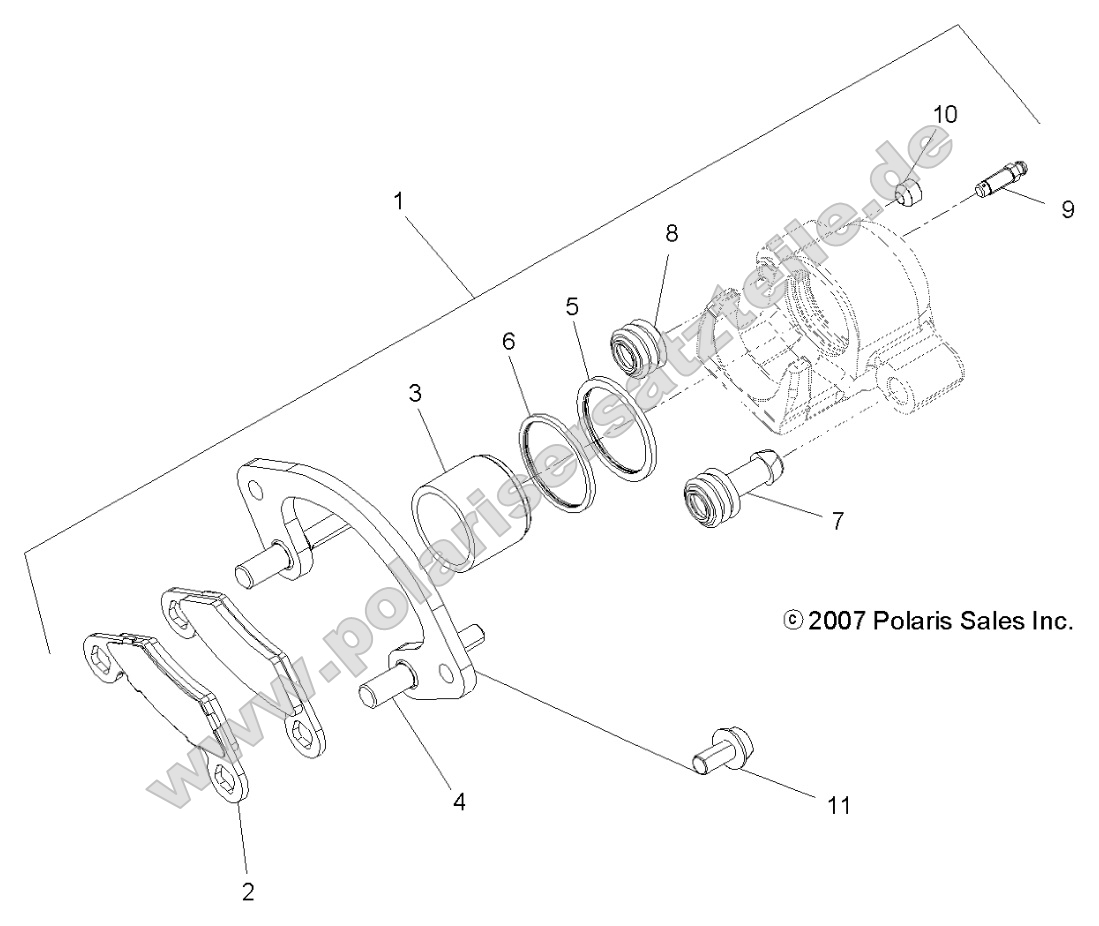 Brakes, Rear Caliper Brakes, Rear Caliper