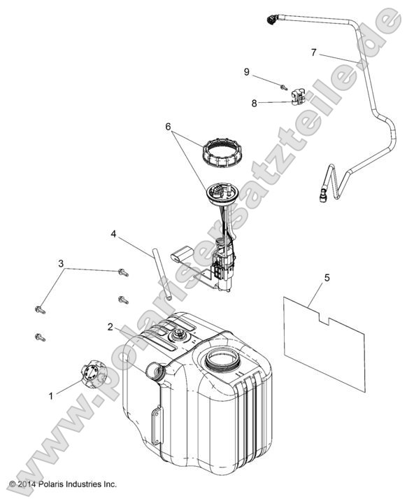 Body, Fuel Tank Asm. Body, Fuel Tank Asm.