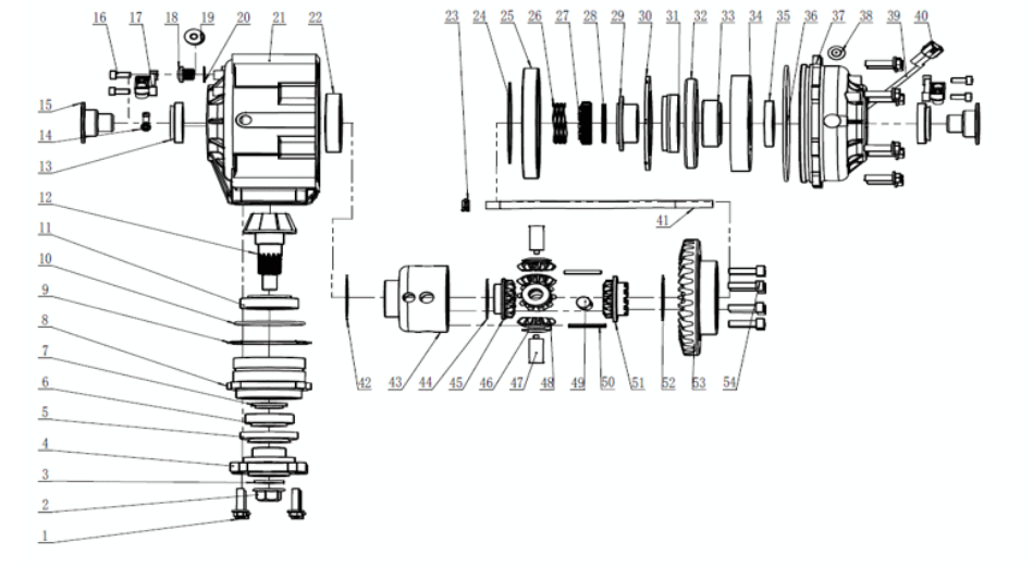 Differentialgetriebe hinten 2