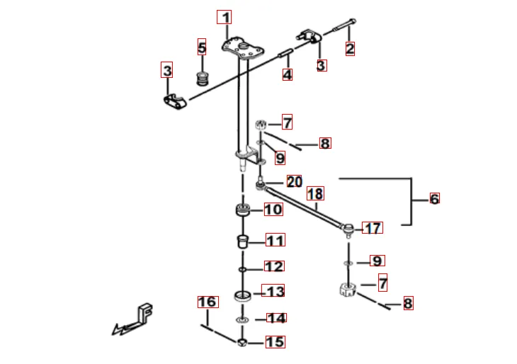 Lenksäule - Spurstange Lenksäule - Spurstange