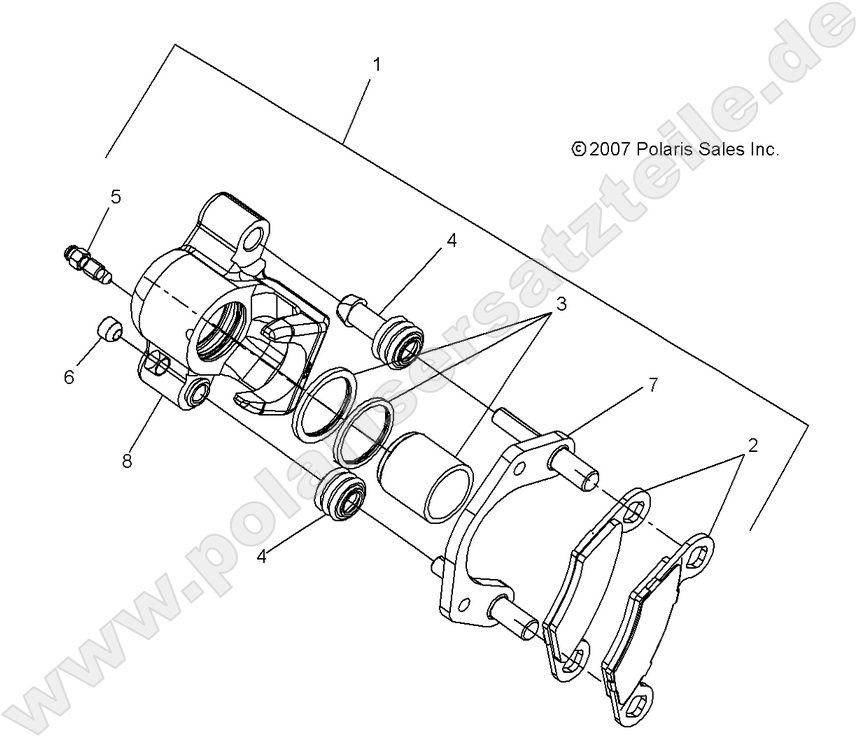 BRAKES, FRONT and REAR CALIPERS BRAKES, FRONT and REAR CALIPERS