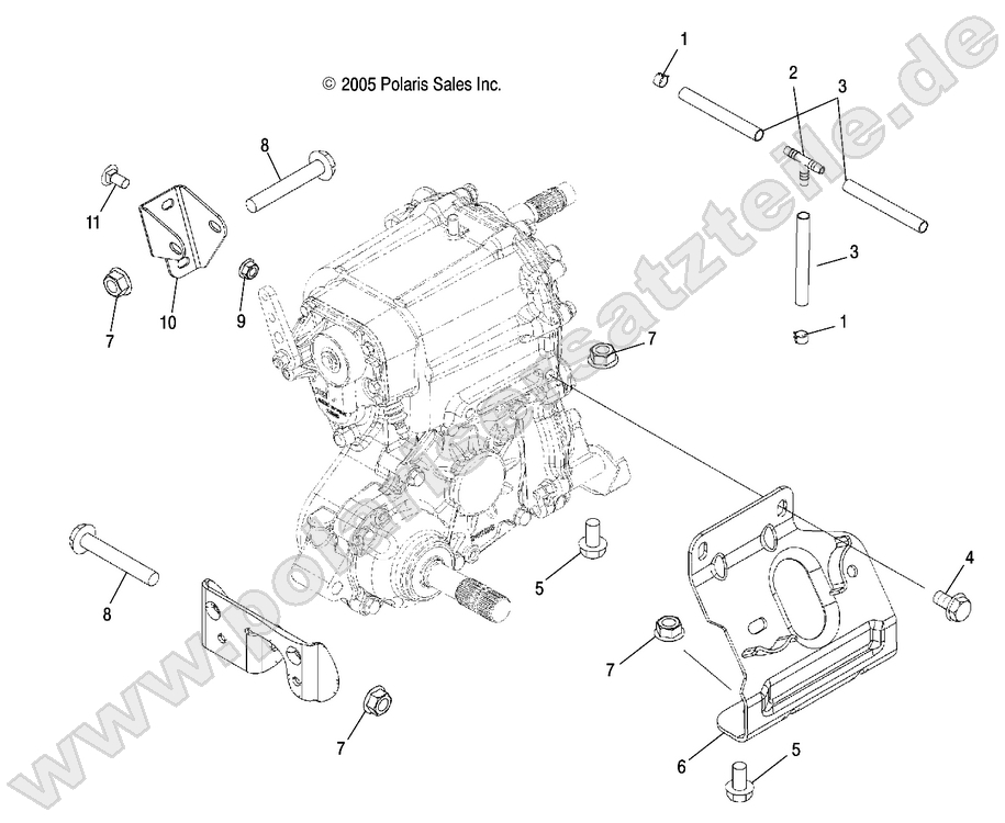 TRANSMISSION, MOUNTING TRANSMISSION, MOUNTING