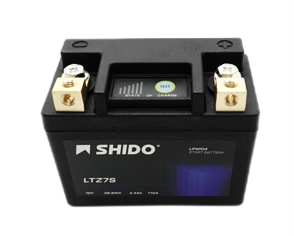 Shido LTZ7S Lithium Ionen Batterie 12V LiFePO (YTZ7S YTZ6V FTZ7S) Shido LTZ7S Lithium Ionen Batterie 12V LiFePO (YTZ7S YTZ6V FTZ7S)