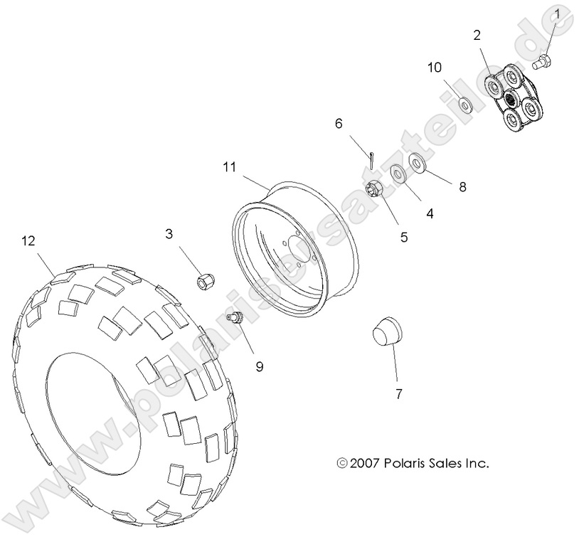 WHEELS, REAR WHEELS, REAR