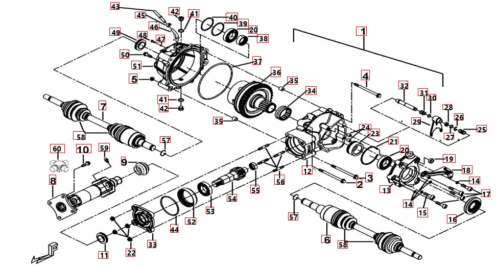 Differential hinten Differential hinten