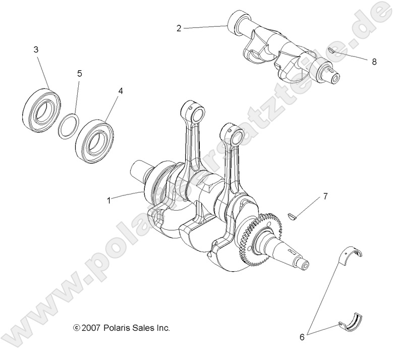 ENGINE, CRANKSHAFT and BALANCE SHAFT ENGINE, CRANKSHAFT and BALANCE SHAFT