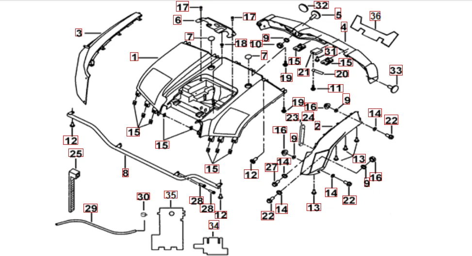 Heckverkleidung Heckverkleidung