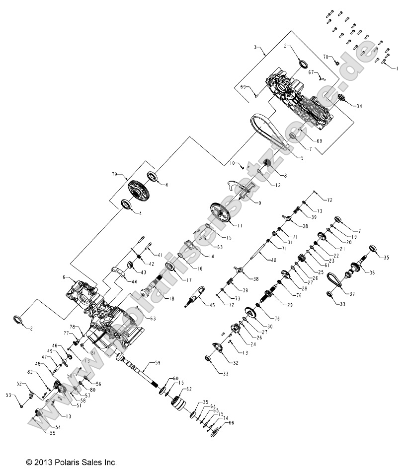 Drive Train, Main Gearcase