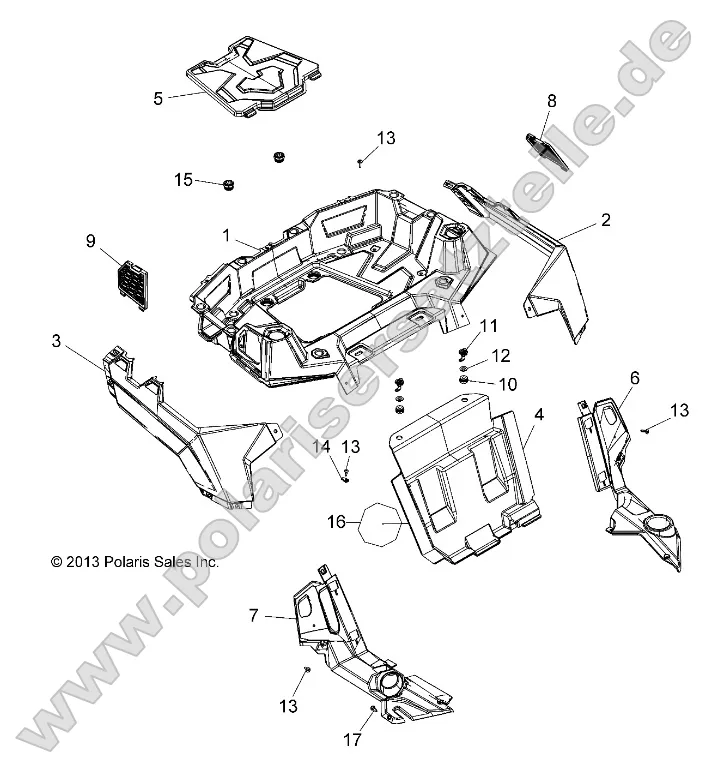 Body, Rear Rack and Fenders Body, Rear Rack and Fenders